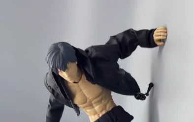 In Stock 1/12 Scale Black Assault Suit Work Pants Set Fit 6inch CROWDHTOYS VTOYS Action Figure Model Toys
