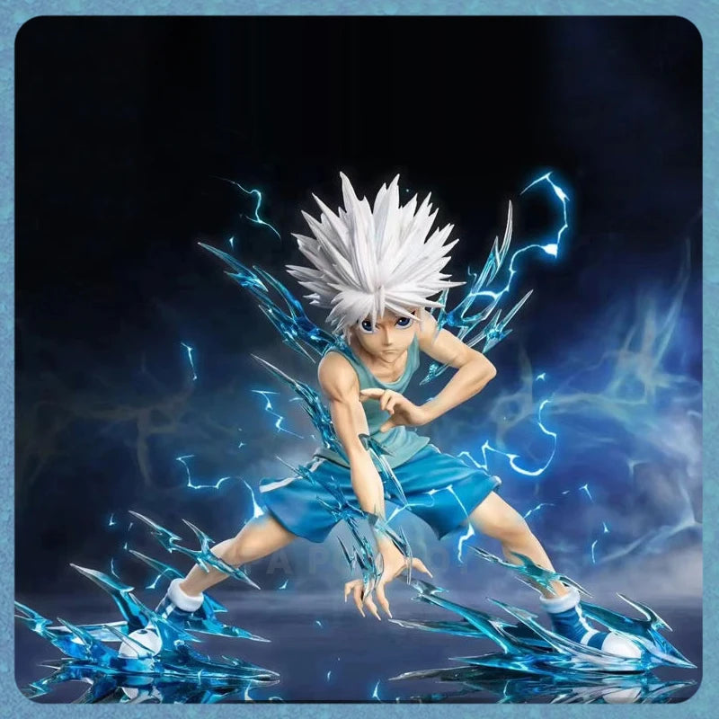 19см Hunter x Hunter Аниме Фигурка Killua Zoldyck Zook Екшън Фигурка PVC Статуя Модел Кукла Играчки Декорация за бюро Колекция Подарък