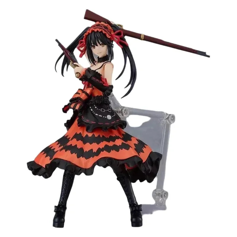 Date A Live-Protagonist Tokisaki Kurumi Artikulierte Actionfigur Spielzeug Desktop-Raum-Ornament Jungen Fan Geburtstagsspielzeug Geschenk