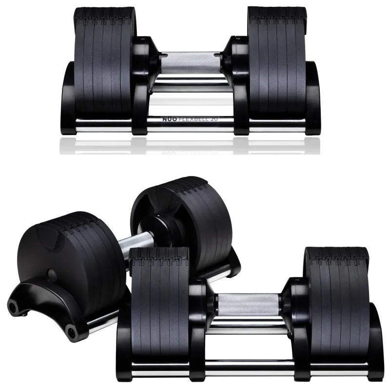 MIYAUP-Men's Dumbbells Can Quickly Adjust and Exercise Arm Muscles, New Type of Unnotched Weightlifting Fitness Equipment