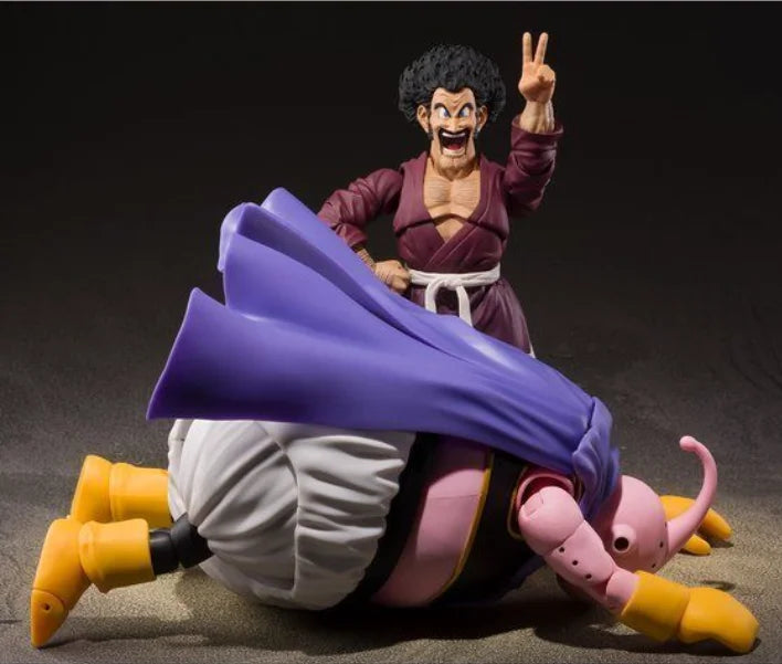 Original BANDAI S.H. Figuarts Mister Satan Dragon Ball Z in Stock Anime Collection Action Figures Model Toys