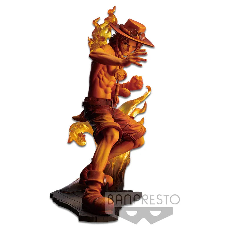In Stock Bandai Original Banpresto ONE PIECE STAMPEDE Portgas·D· Ace Anime Action Figure Model Figures Toys