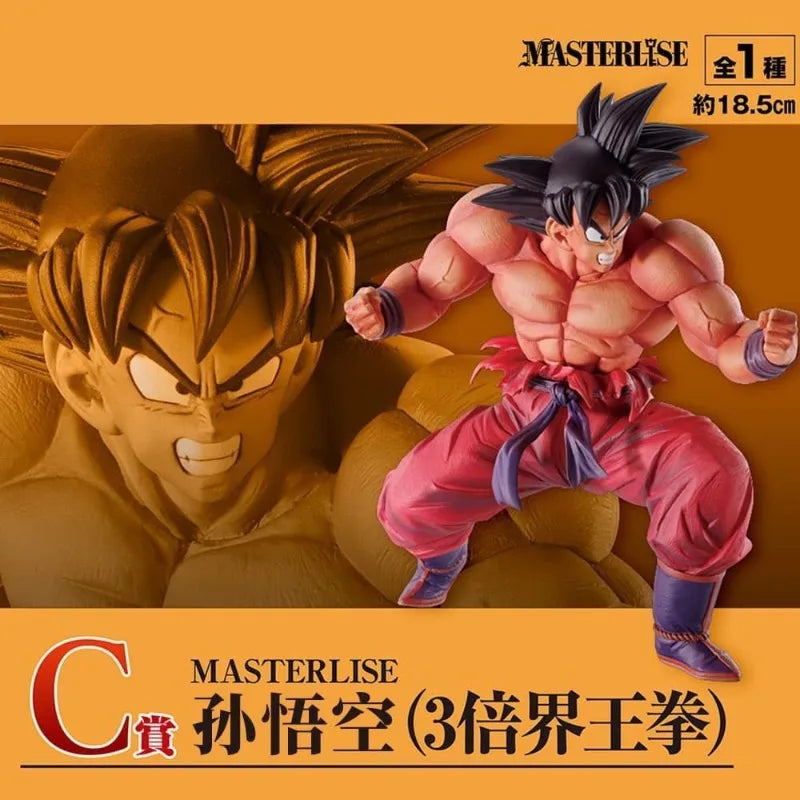 GREEN CAT Bandai Banpresto Dragon Bal Ichiban Kuji Earth 2 C Reward Kaiohken Son Goku Anime Figure Model Desktop Ornaments Gift