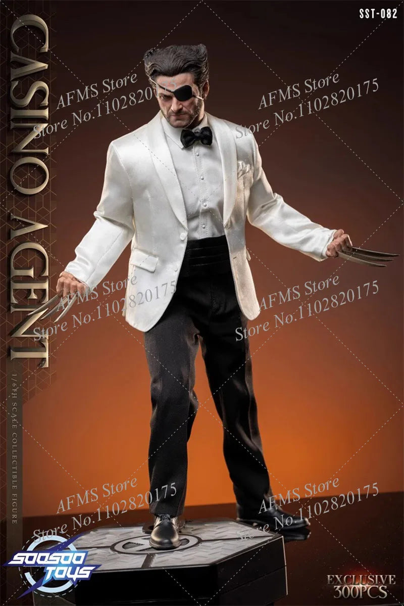 SOOSOOTOYS SST-082 1/6Men Soldier X-Men Origins Wolverine Hugh Jackman Casino Version Full Set 12Inch Action Figure Body Toys