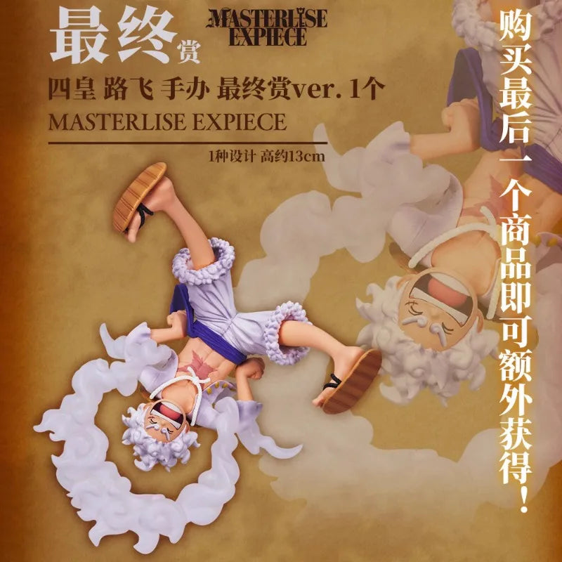 Bandai Original Anime One Piece Ichiban Kuji Masterlise Expiece Emperors Buggy Shanks Luffy Teach Action Figure Model Toys