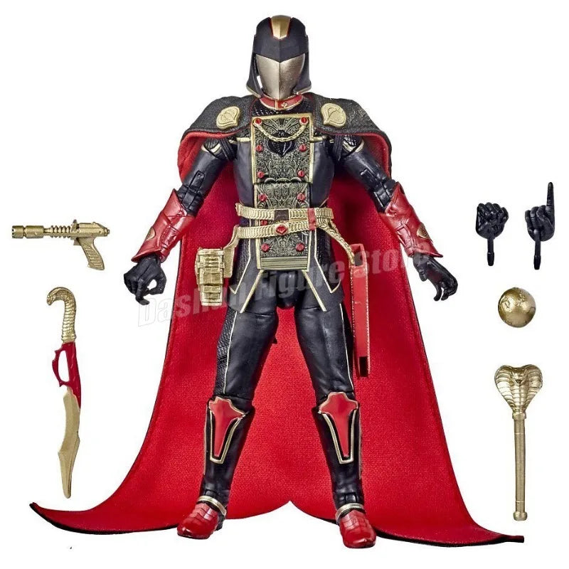 G.I. Joe Classified Series Snake Eyes Deluxe Action Figure Collection GIJoe Snake Cobra Commander Movable Figurine Model Toys