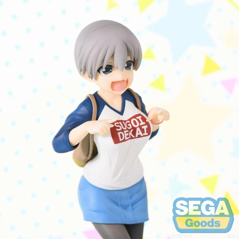 In Stock SEGA Original Genuine Super Premium Figure Anime Uzaki-chan Wa Asobitai! Uzaki Hana 17cm Collection Model Toy Figures