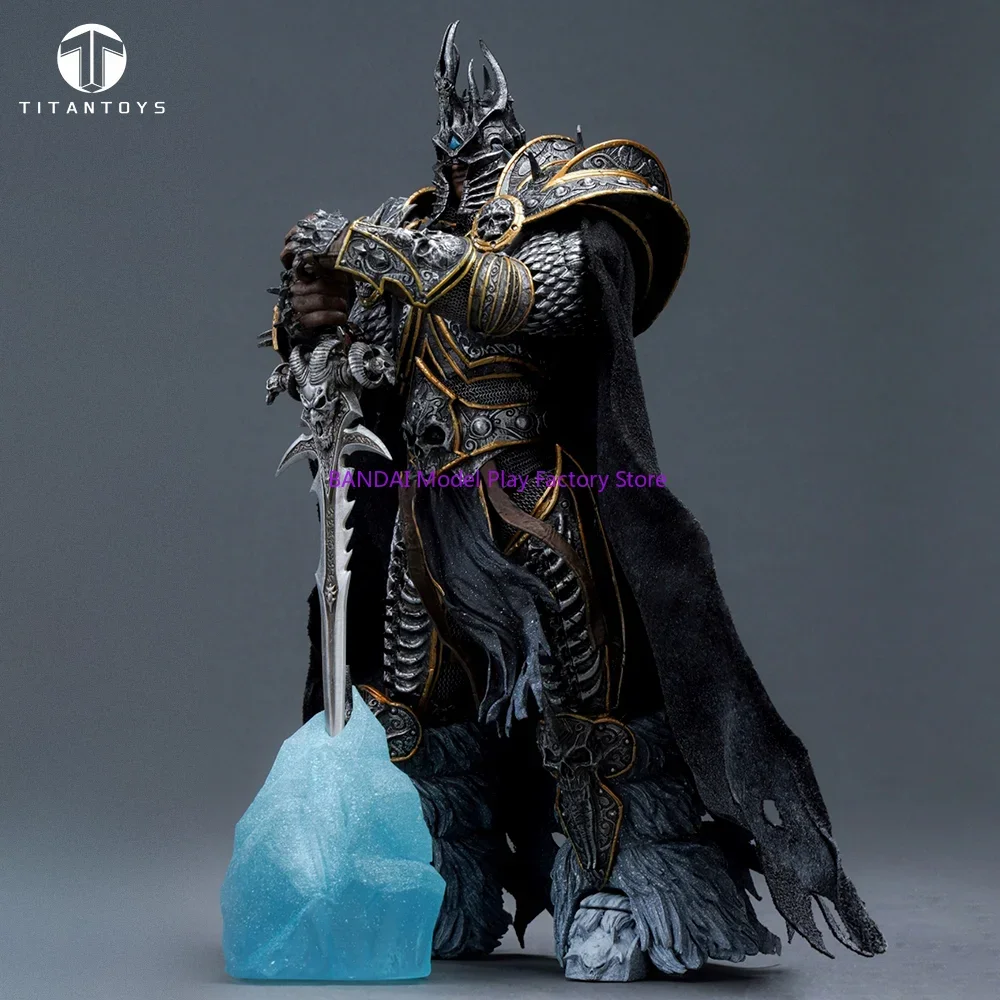 【Auf Lager】TITAN TOYS 1/12 Arthas Prinz Toter König Frostritter Actionfigur Anime Modell Bewegliche Puppe Sammlerstück Geschenk