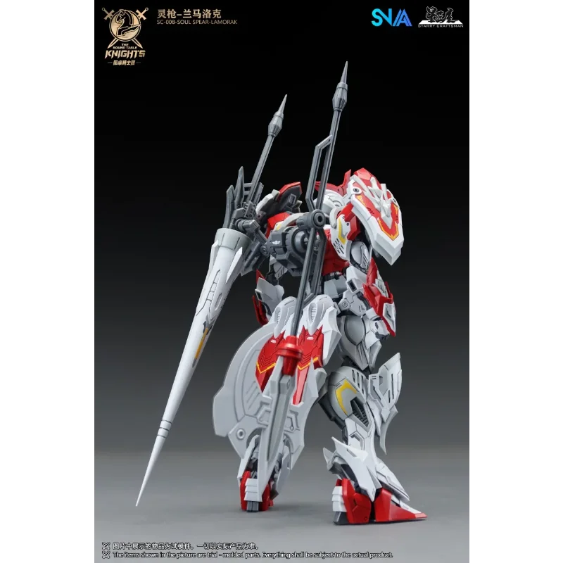 The Round Table Knights SNAA Soul Spear HG 1/144 LAMORAK PERCIVAL Giant Sword Tristan Mech Model Kit Action Figure Toy Boy Gift