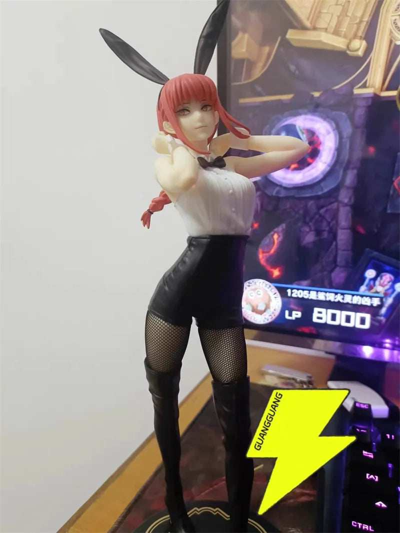 Keine Box, Aktionspreis 2024, japanische Original-Anime-Figur Makima Bunny Ver., Actionfigur, Sammlermodell, Spielzeug für Jungen
