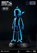 Blitzway Space Astroboy semi-perspective internal structure doll pink blue Figure Model Toys collection scene ornaments