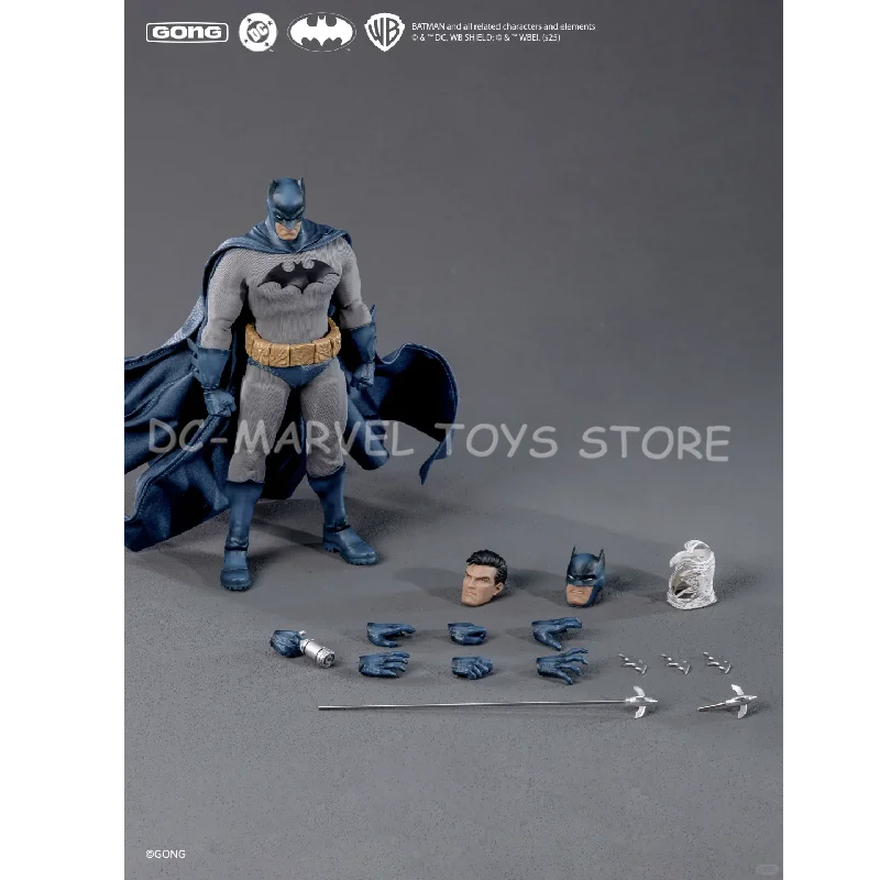 In Stock GONG Studio Superman 17.5cm DC Batman: Hush Superman Hush Bat Man Anime Action Figures Pvc Collection Figures Gift Toys