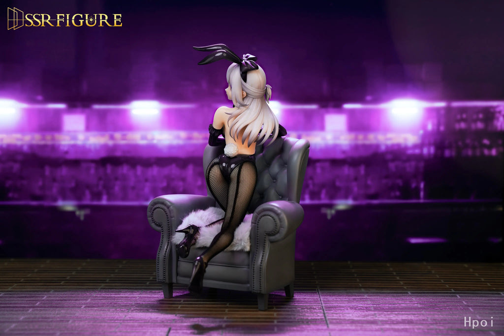 SSR FIGURE Genuine In Stock Qiaoer Bunny Girl Anime Figure Yirenguan Jinhua Collectible Statue With Sofa Base For Anime Fans