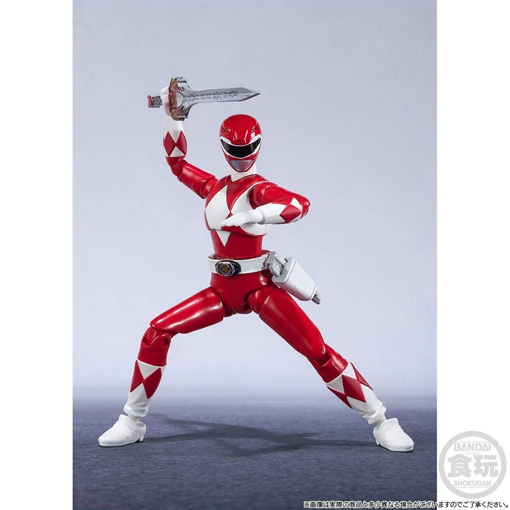 In Stock Original Shodo Super Kyouryuu Sentai Zyuranger Mighty Morphin Collectible Action Figures Model Toy