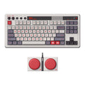 8BitDo Retro Mechanical Keyboard C64 Edition，Bluetooth, 2.4G Wireless, and Wired 3 Modes Connect，for PC Windows 10 and Android