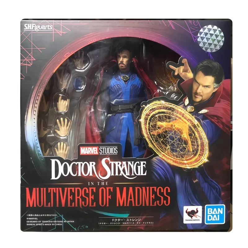 In Stock Bandai SHF Marvel Crazy Multiverse Movie Doctor Strange Action Figure Model Collect Hobbies Toys Holiday Gift