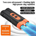 Electric Handheld Anti-barking Tool Stop Barking Ultrasonic LED Dog Training Device Waterproof Dog Trainer