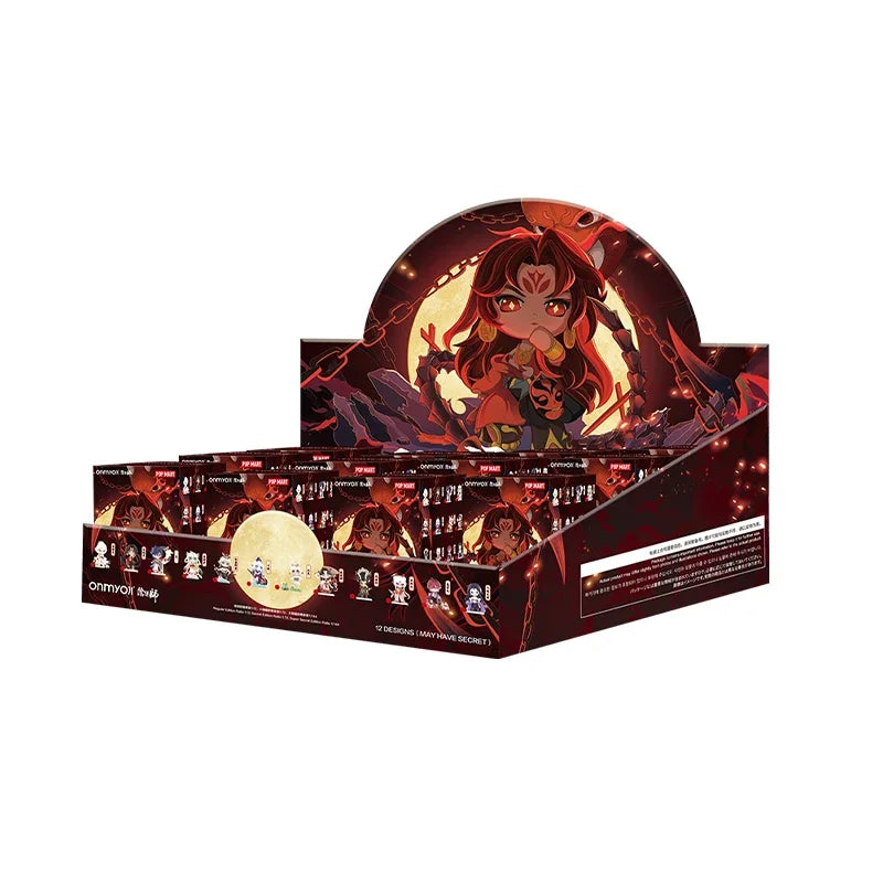 Pop Mart Onmyoji Classic God Series Blind Random Box Toys Popmart Mystery Box Action Figure Doll Kawaii Model Surprise Kids Gift