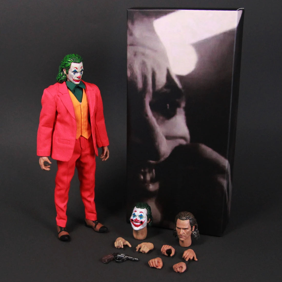 DCU The Joker 6" Action Figure Clown Face Joaquin Phoenix Todd Phillips Movie 1:12 one:12 Clothing Toys Doll Model