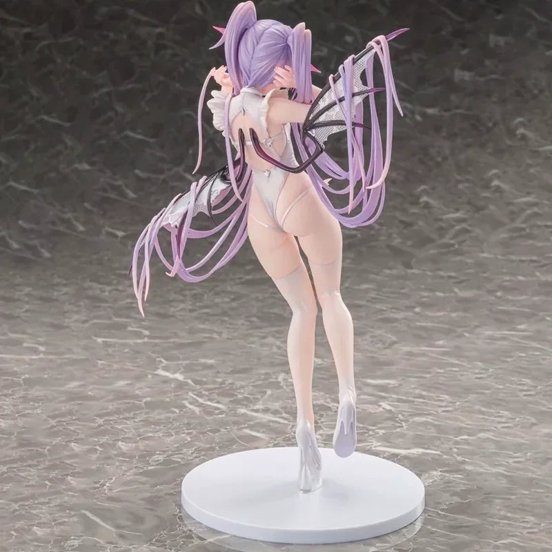 Anime Little Devil Eve Figure Replaceable Face Winged Demon Girl Statue Body Harness Boxed Desktop Decor For Anime Collectors