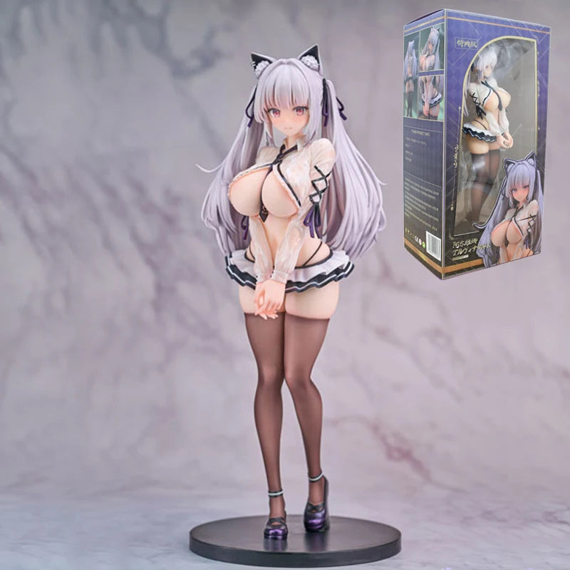 26cm SIKI ANIM Alvina chan Wet Sexy Anime Figure Wine Waiter Girl Cynthia/Ensoutoys Dongtan Action Figure Adult Model Doll Toys