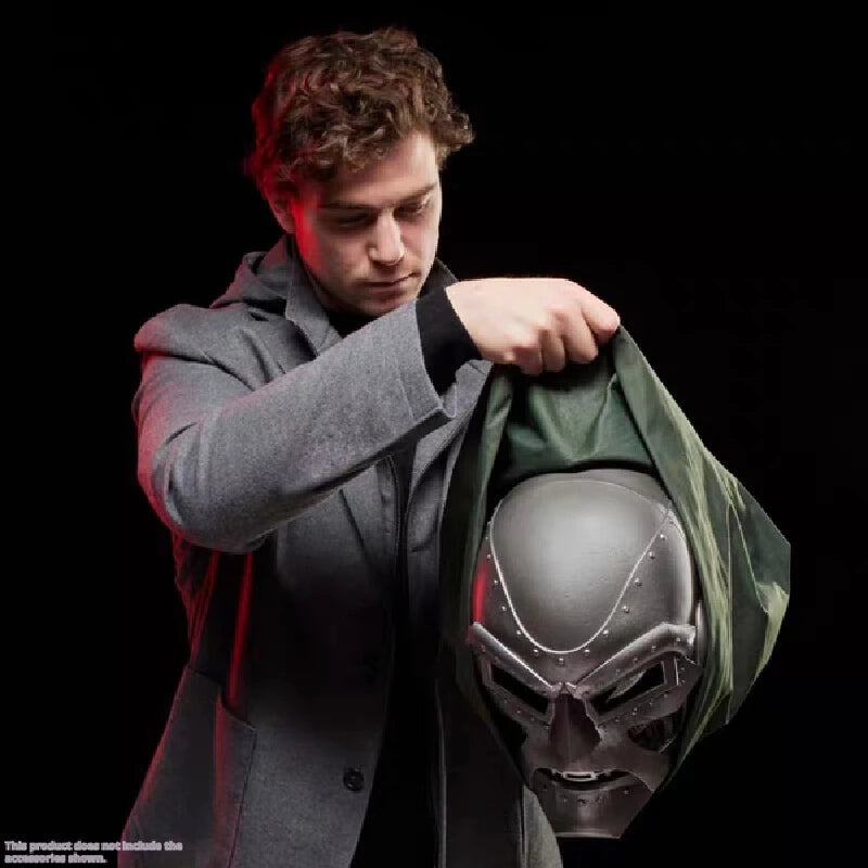 New Marvel Series Anime Figure Premium Roleplay Helmet 1:1 Scale Restore Doctor Doom Mask Collectible Gear Perfect Gift For Fans