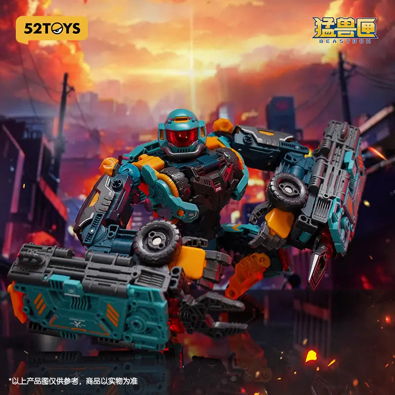 Hot Sale 52toys Beast Box Series Infinite Beast Drive Cyclops Gorilla Transforming Toys Mecha Birthday Gift Xmas Gift In Stock