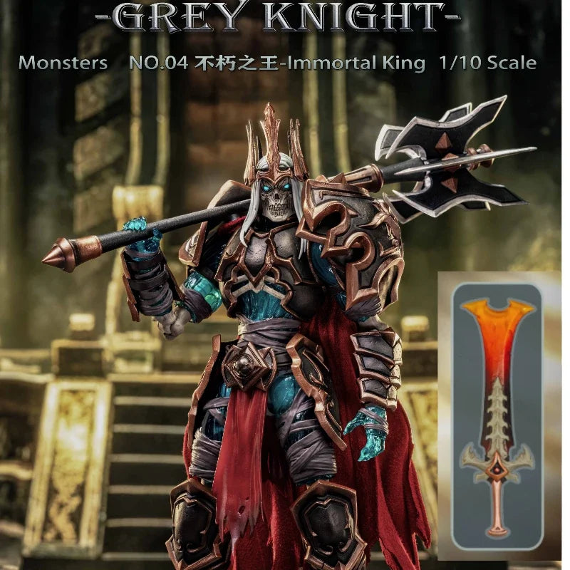 【Pre Sale in Q1 2026】Grey Knight Studio 1/10 Mithril Action Monsters-04 Immortal King  Action Figures Toy Gift Collection