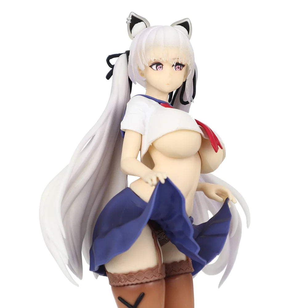 Alvina Cat Ear girl beautiful girl Cartoon Figure Model Statue Collection Desktop Decoration Ornament Toys gifts for fans