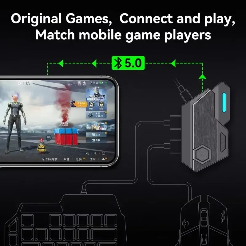 Mix SE Wireless Game Controller Mobile Game Maus und Tastatur Adapter Konverter für PUBG Für IOS &amp; Android Mobile Spiele