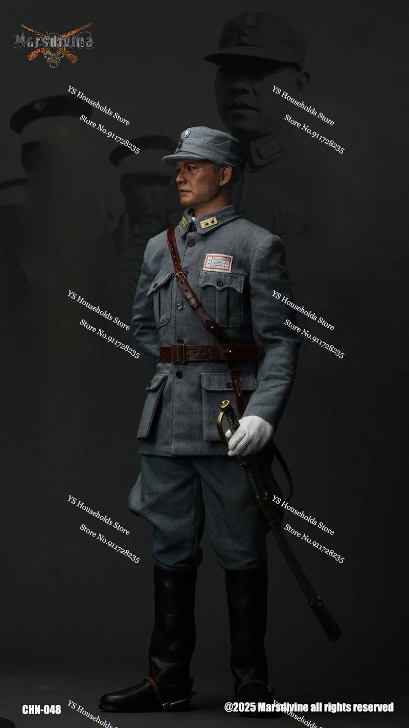 Marsdivine CHN-047 General Xue CHN-048 Zhang Miliatry Leader Army Uniform Commander Cloth Action Figure 12" Soldier Model Toys