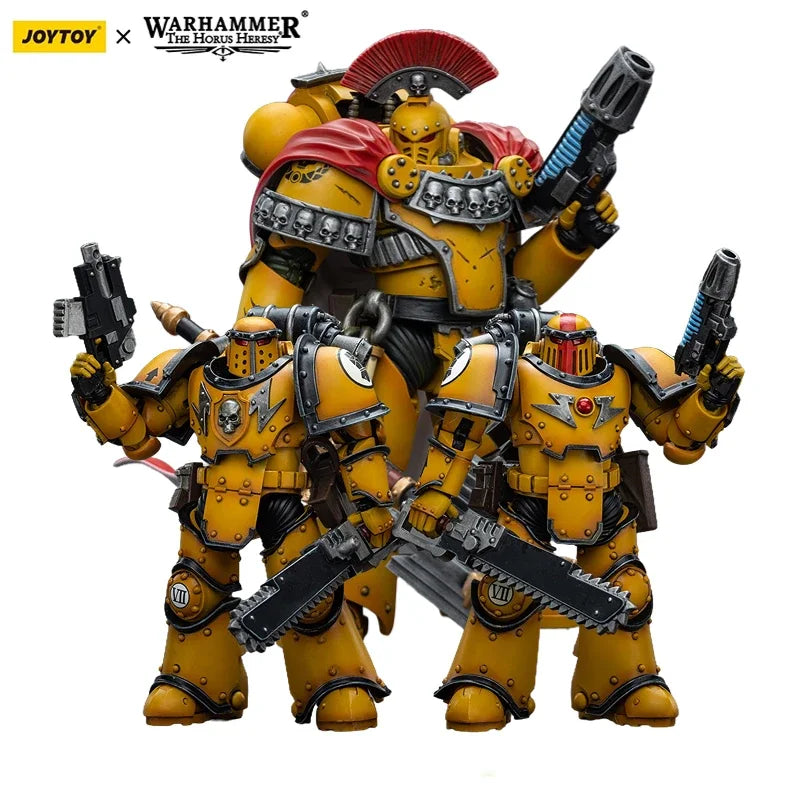 【Original】JOYTOY 1/18 Action Figure Warhammer 40K Imperial Fists Legion Chaplain Consul  Mklll Despoiler Legionaries Model Toy