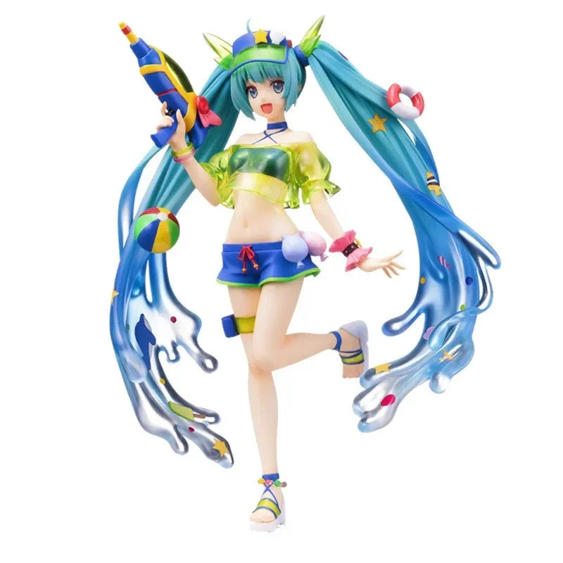 Sega Vocaloid Original Hatsune Miku Figur Spm Sommer Wasserpistole 22cm PVC Anime Figur Modell Spielzeug Mädchen Niedliche begrenzte Geschenke