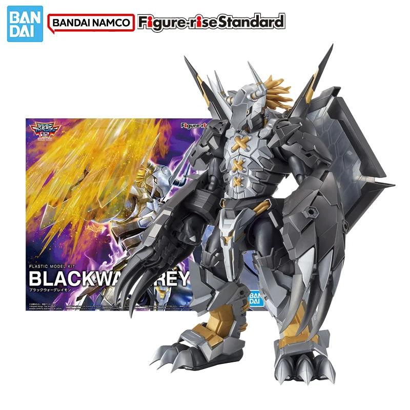 Bandai Original Genuine Figure Digimon Model Kit Figure-rise Standard Black War Greymon Collection Action Figure Model Toy Gifts