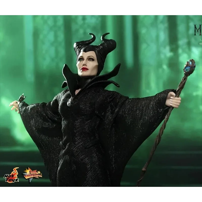 In Stock HotToys 1/6 MMS247 Maleficent Witch Angelina Jolie Action Figure Model Toy 12 Inches