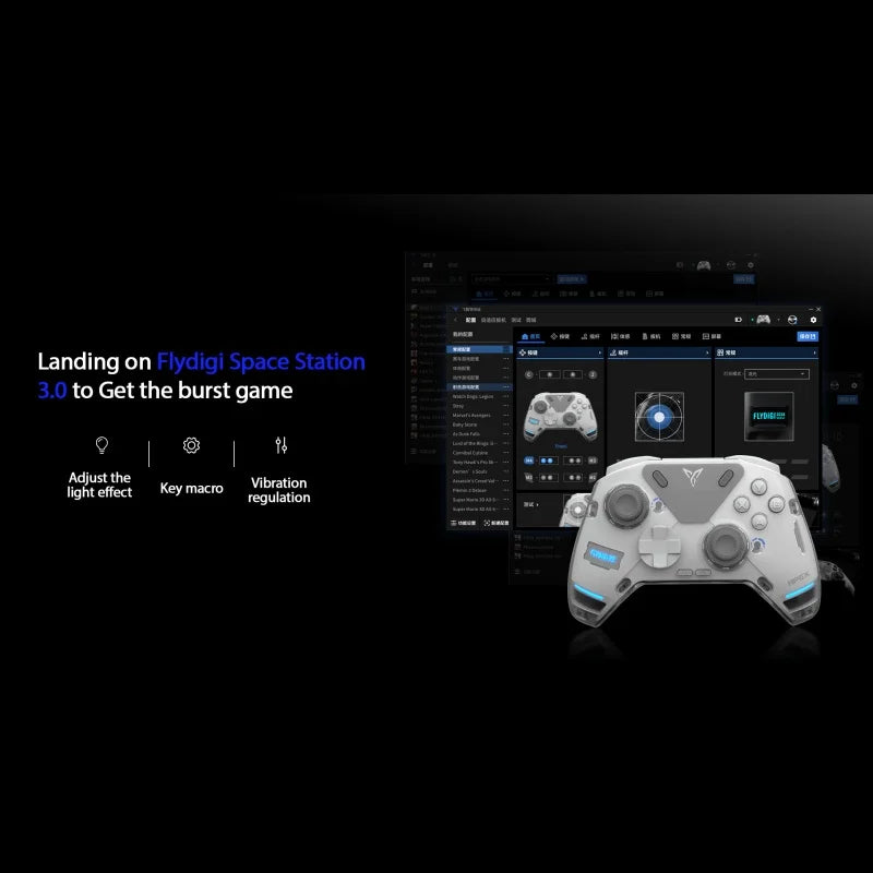 4 Gaming Controller Wireless Elite Force Feedback Trigger Support PC/Switch/Mobile/TV Box Gamepad for Gamer