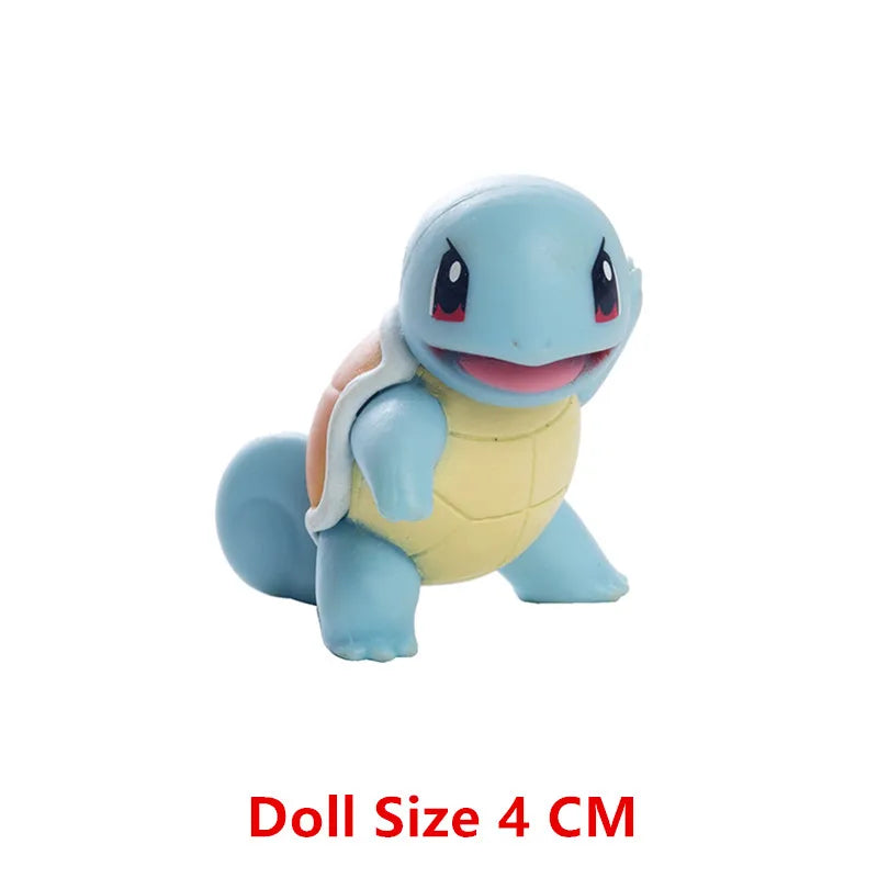 3-7 Cm PokemonCartoons Anime Figure Pikachu Mew Snorlax Charmander Cosplay Collection Pet Pocket Monster Action Model Toy Gifts