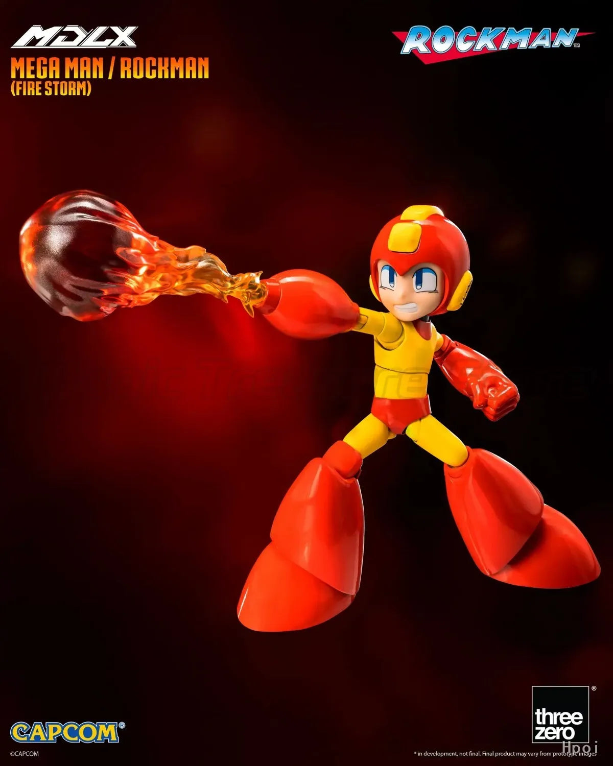 【MT】threezero 3Z0874 MDLX Megaman (FIRE STORM) Action Figure Model Toy Gifts