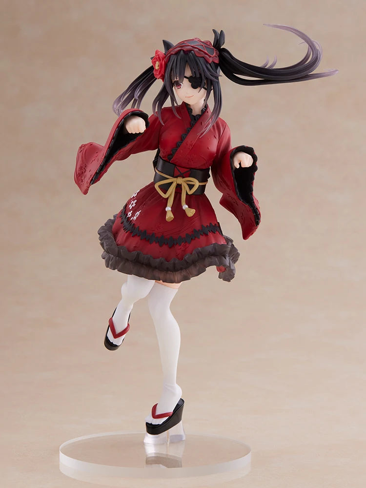 In Stock TAITO DATE A LIVE Tokisaki Kurumi Japanese Gothic Kimono Desktop Cute Anime Action Figure Toy Gift Model Collection