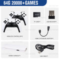 M15 4K Game Stick Mini-Retro-Videospielkonsole Eingebaute 30.000 Spiele Drahtlose Gamepads Videospiel-Controller Unterstützung für 2 Spieler