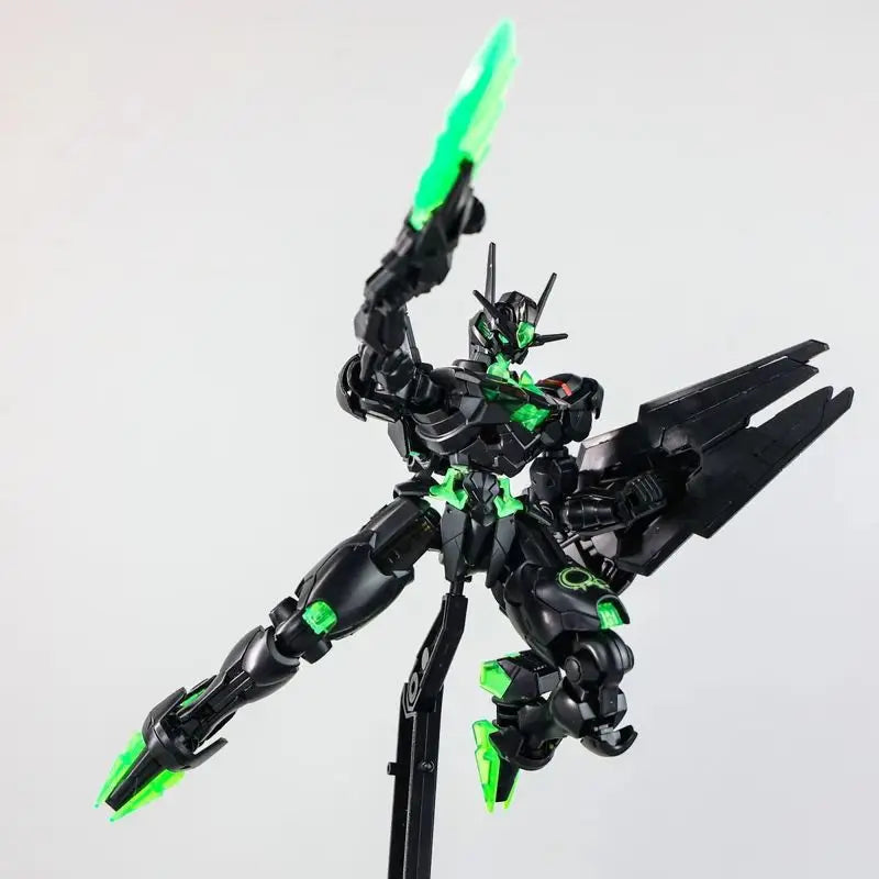 Green Robot Fluorescent Assembly Model Kit Action Figure Statue Collection - Birthday Gift Plastic Model Toy