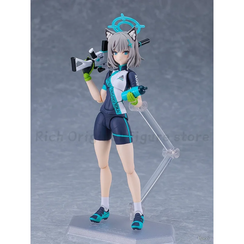 【In Stock】Original Max Factory Figma#644/644-DX -Blue Archive- Sunaōkami Shiroko Cycling Anime Action Figure Model Toy Ornaments