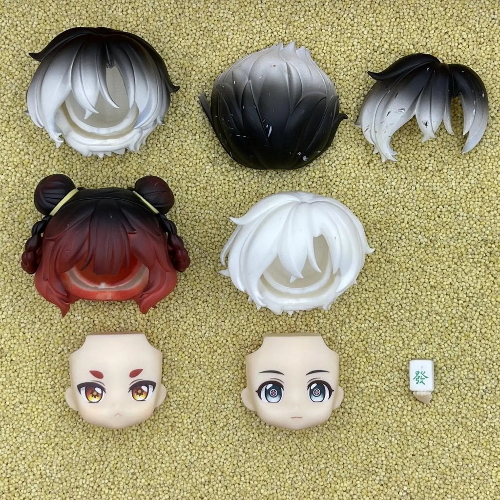 xiongmaohuoguo GSC Clay Man Face doll face hair doll accessories