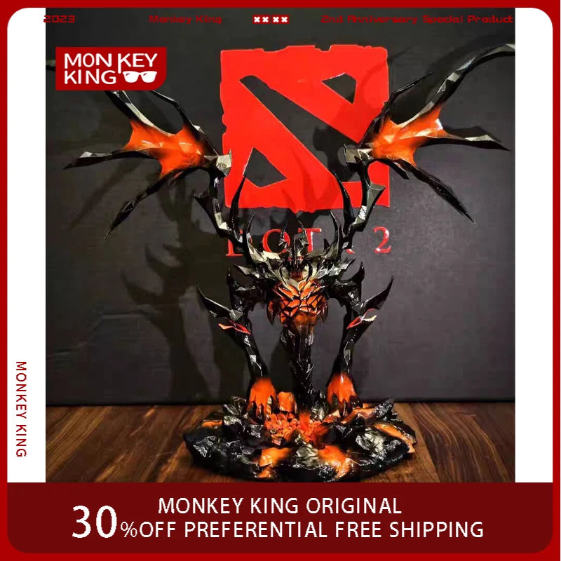 30cm DOTA2 FigureShadow Fiend Handmade Customization Anime Collectible Model Resin Desktop Decorations Holiday Children Toys