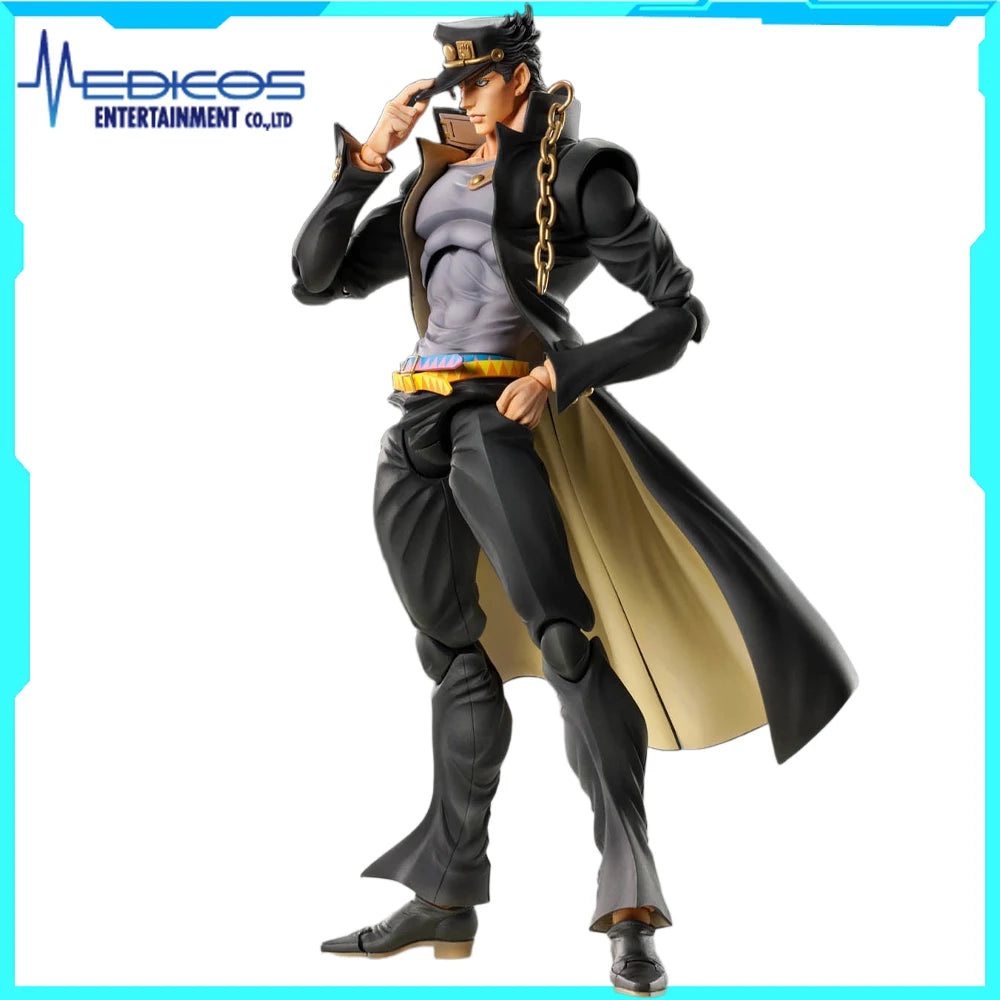 100% Original in Stock Action Figur Medicos Entertainment Jojo No Kimyou Na Bouken Kujo Jotaro Anime Character Action Figure