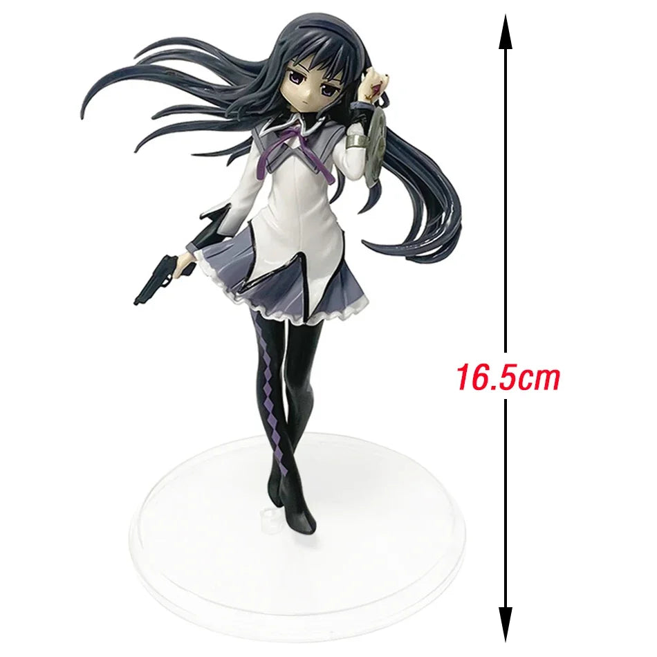 Anime Puella Magi Madoka Magica Figure 17cm Akemi Homura Action Figural Pvc Model Kawaii Decoration Doll Kid Toy
