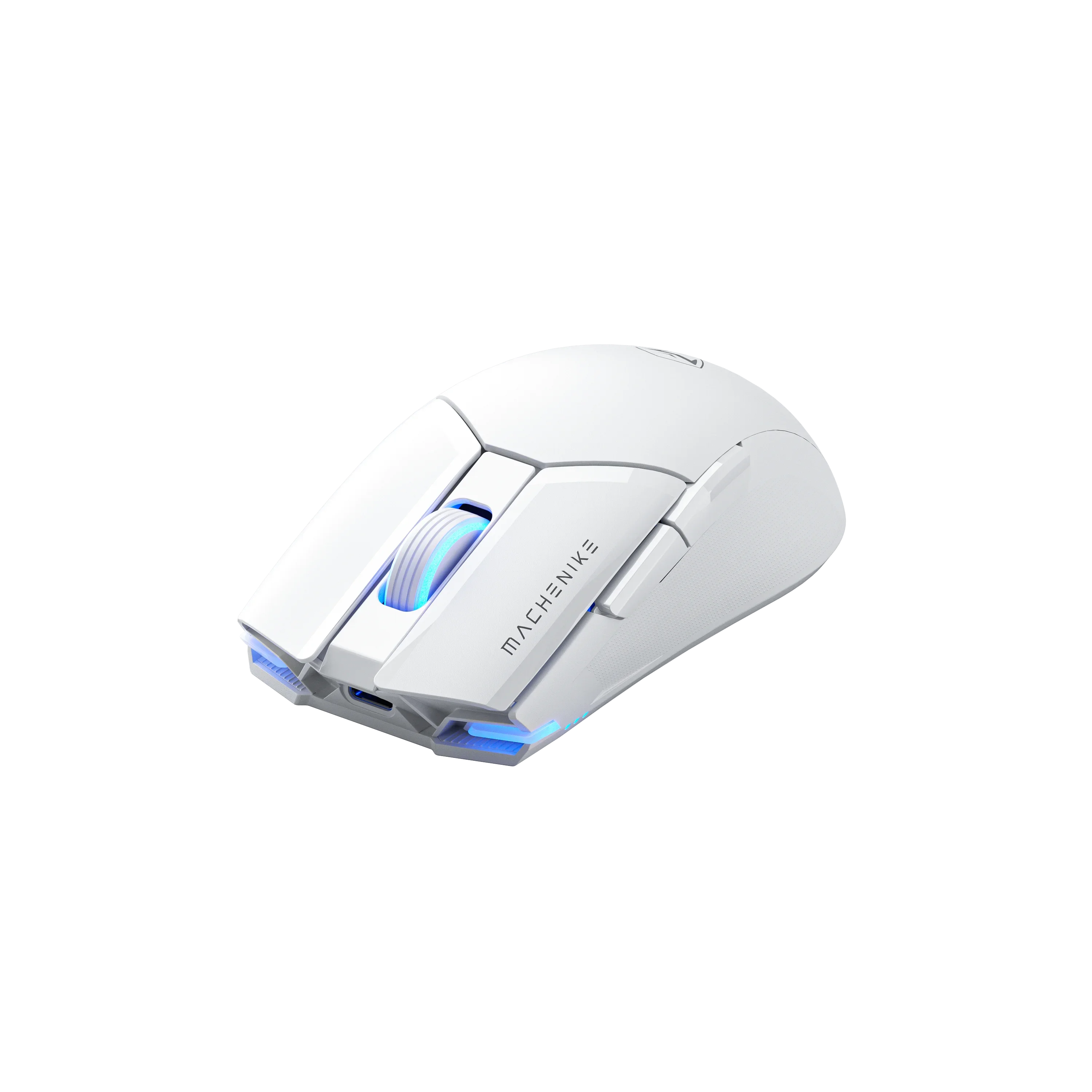 Геймърска мишка Machenike M7 Pro, USB, кабелна, 2.4GHz, безжична, PAW3395, 26000DPI, 650IPS, 7 бутона, 74g RGB, за лаптоп, компютър, геймърска
