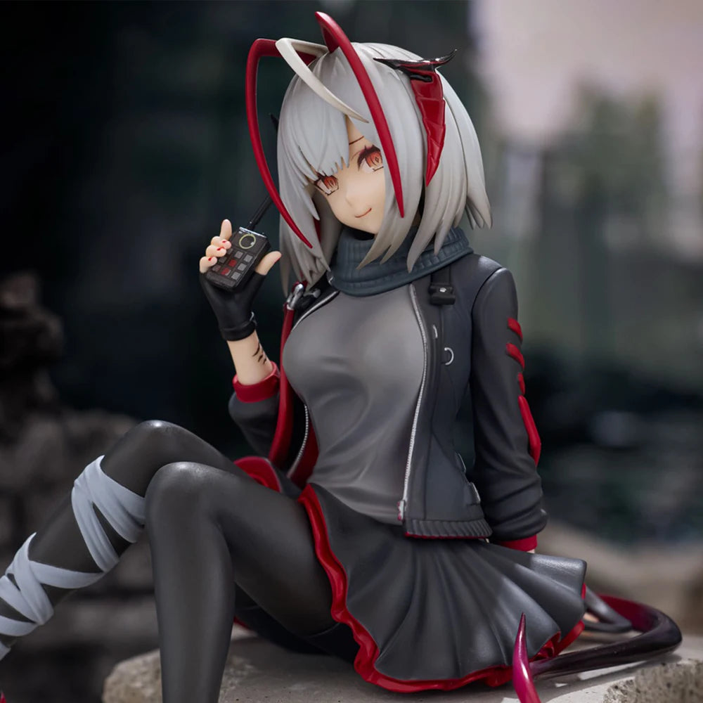 Anime-Spielfigur W Bewaffnete Figur Schöne Mädchenfigur Manga-Puppe W Actionfigur Sitzende Pose Statue Sammlung Modell Spielzeug Geschenk