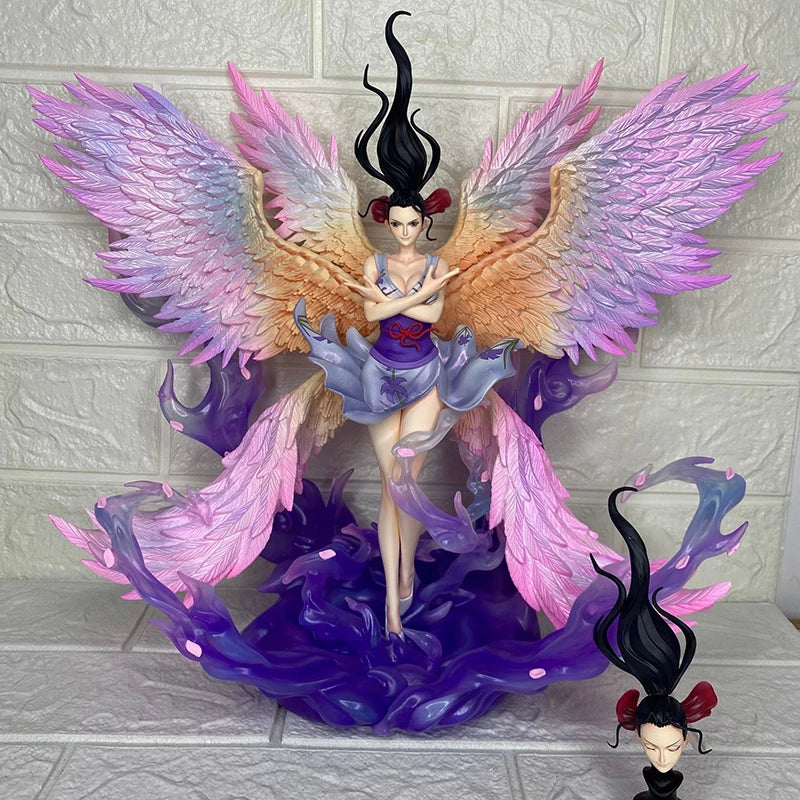 One Piece Anime 33cm Figurine - Nico Robin Seraph Shape With Two Replacement Heads Collectible Action Figure Toy Christmas Gift