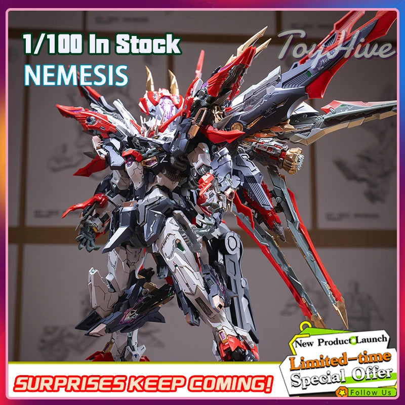 Authentic In Stock NEMESIS Infinite Dimension 1/100 Strategic Revenge Titan Action Figure RT-002 Scale Assembly Model Toys Gift
